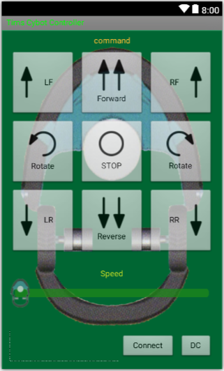 Arduino Cybot Aplication